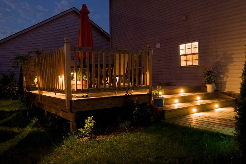 Nighttime Deck Lighting